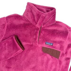 Patagonia Re‎ Tool Snap-T Fleece Pink Women's Size Medium